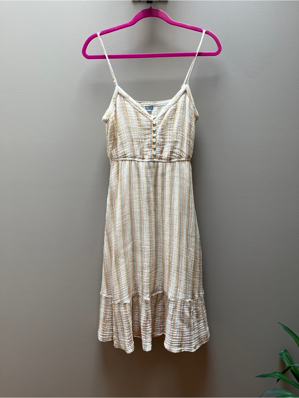 Aerie Striped Sun Dress - Size:S